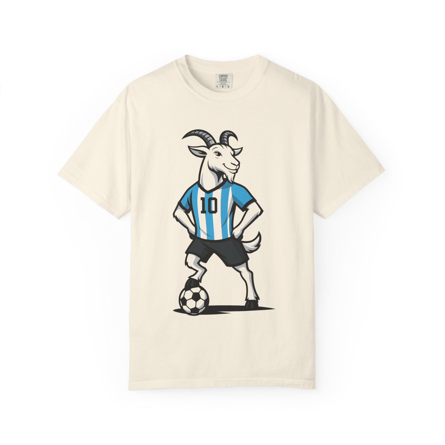 Messi themed Unisex Garment-Dyed T-Shirt - Fun Soccer Graphic Tee