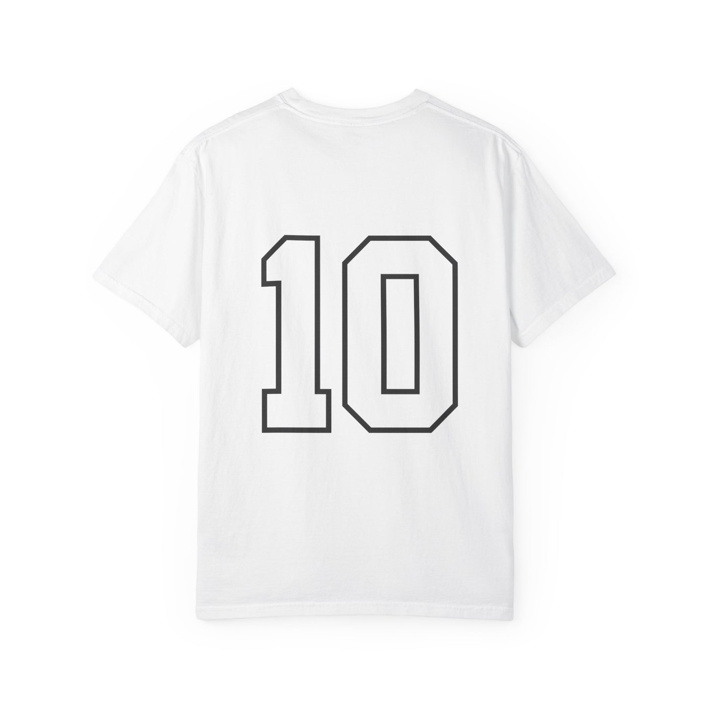 Messi themed Unisex Garment-Dyed T-Shirt - Fun Soccer Graphic Tee