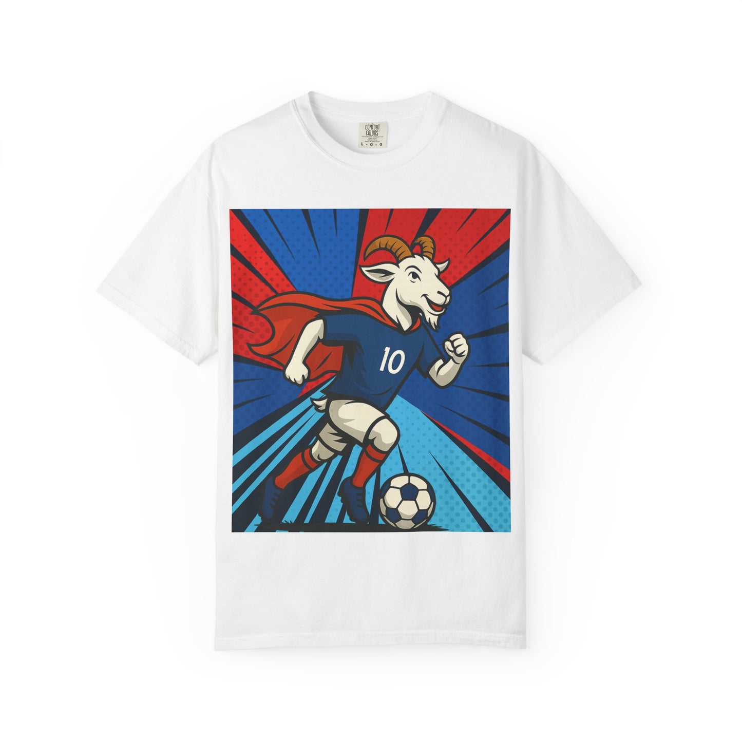 Graphic Soccer T-Shirt - Oui Mbappé! Unisex Garment-Dyed Tee