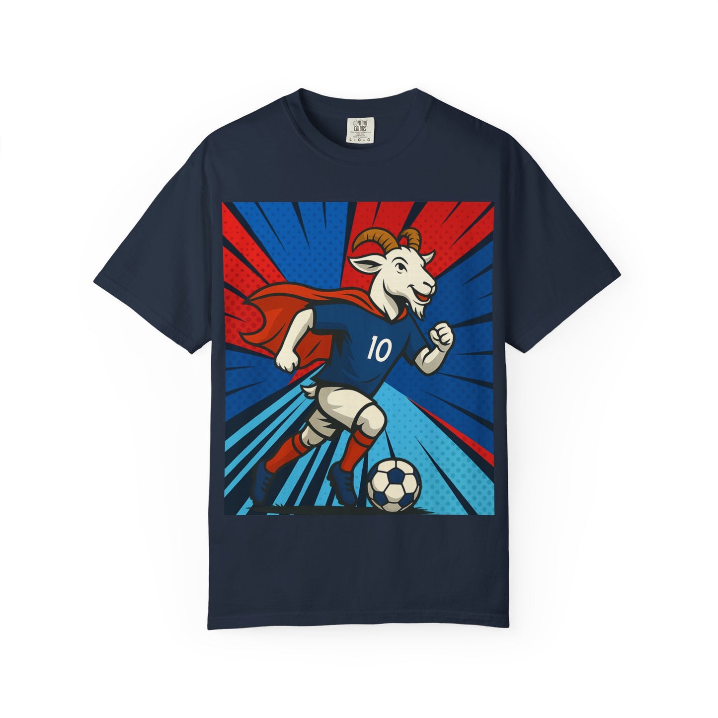 Graphic Soccer T-Shirt - Oui Mbappé! Unisex Garment-Dyed Tee