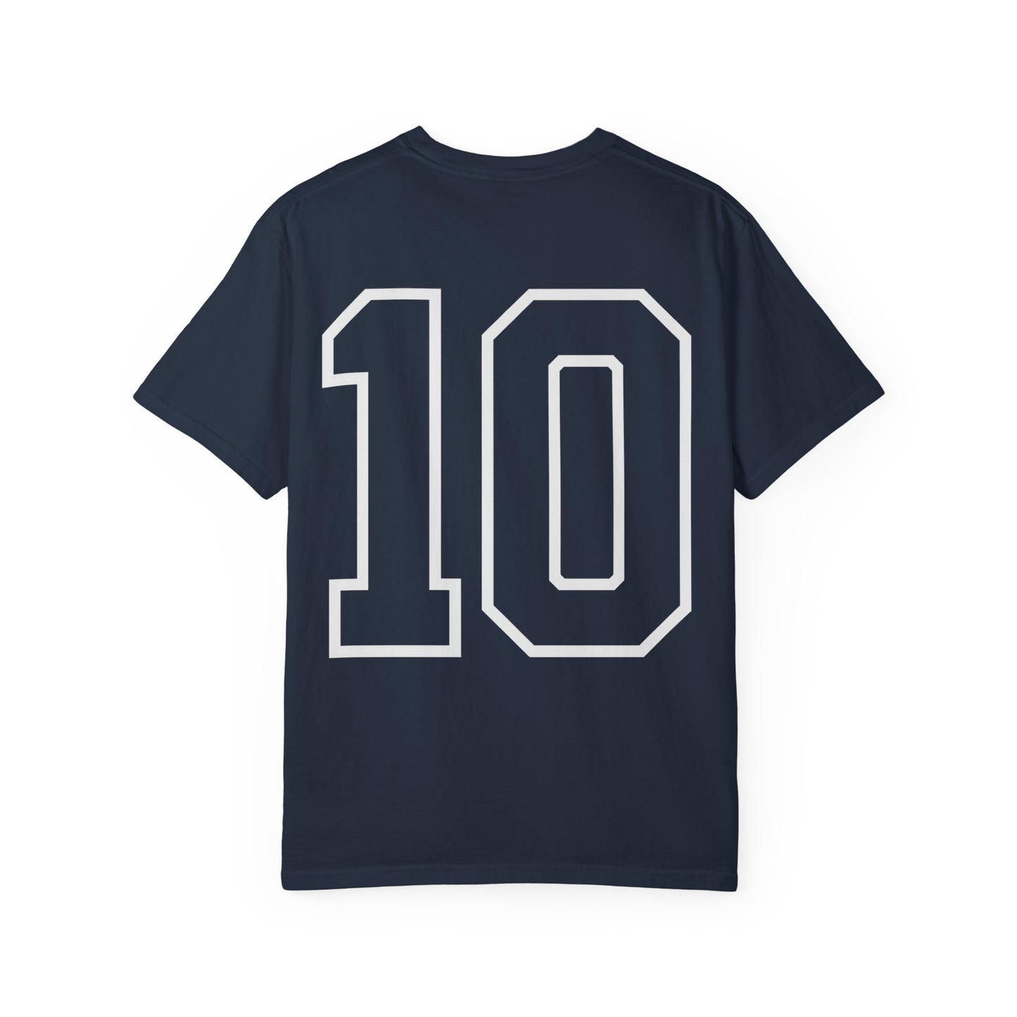 Graphic Soccer T-Shirt - Oui Mbappé! Unisex Garment-Dyed Tee