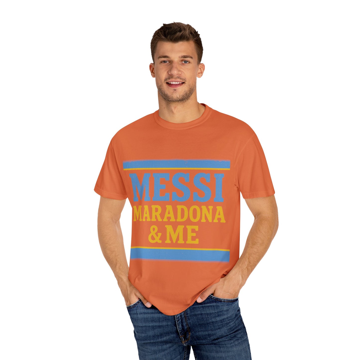 Messi Maradona & Me Unisex T-Shirt - Celebrate Soccer Legends