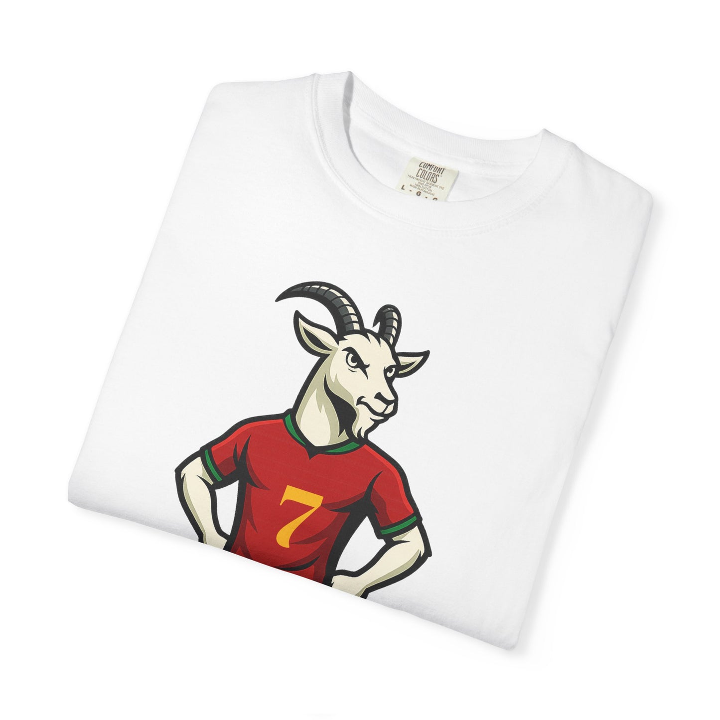 Portugal Vintage Goat Soccer Unisex T-Shirt with Number 7