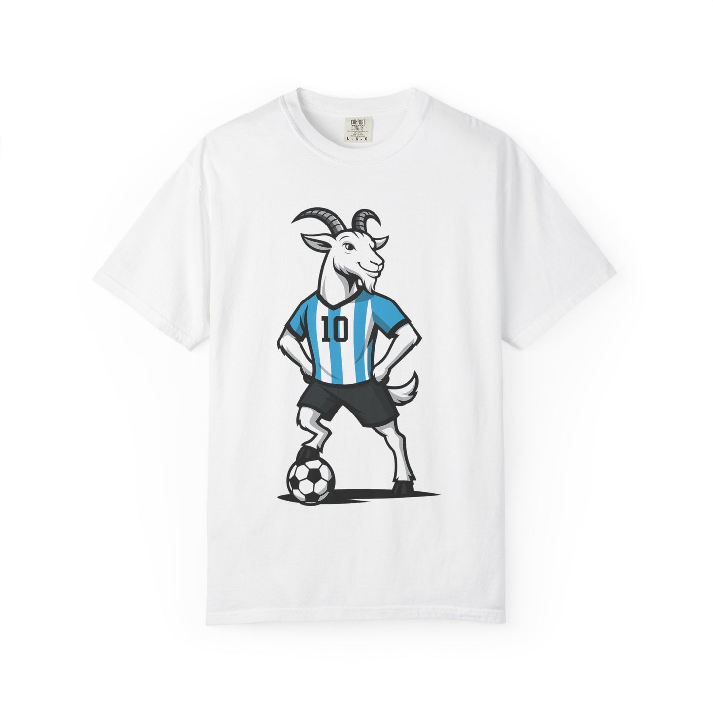 Messi themed Unisex Garment-Dyed T-Shirt - Fun Soccer Graphic Tee