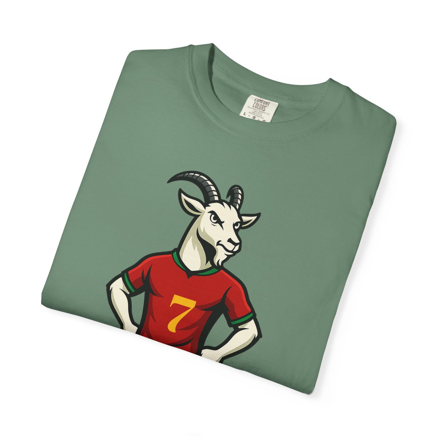 Portugal Vintage Goat Soccer Unisex T-Shirt with Number 7