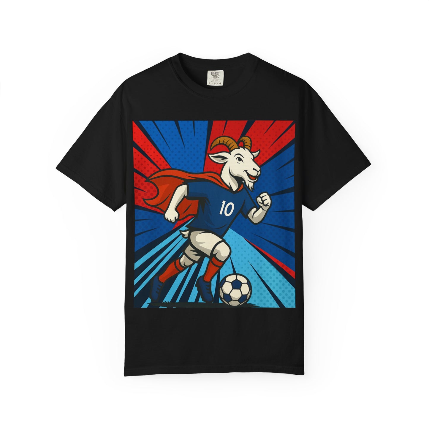 Graphic Soccer T-Shirt - Oui Mbappé! Unisex Garment-Dyed Tee