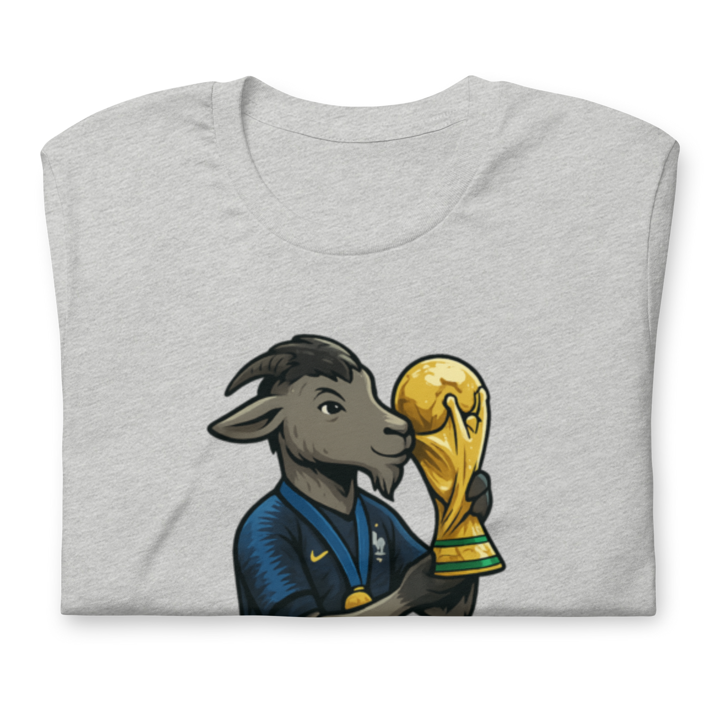 2018 World Cup Trophy GOAT Moment - Unisex garment-dyed heavyweight t-shirt
