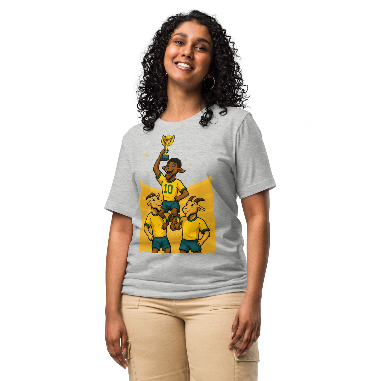 1970 World Cup Trophy GOAT Moment - Unisex garment-dyed heavyweight t-shirt