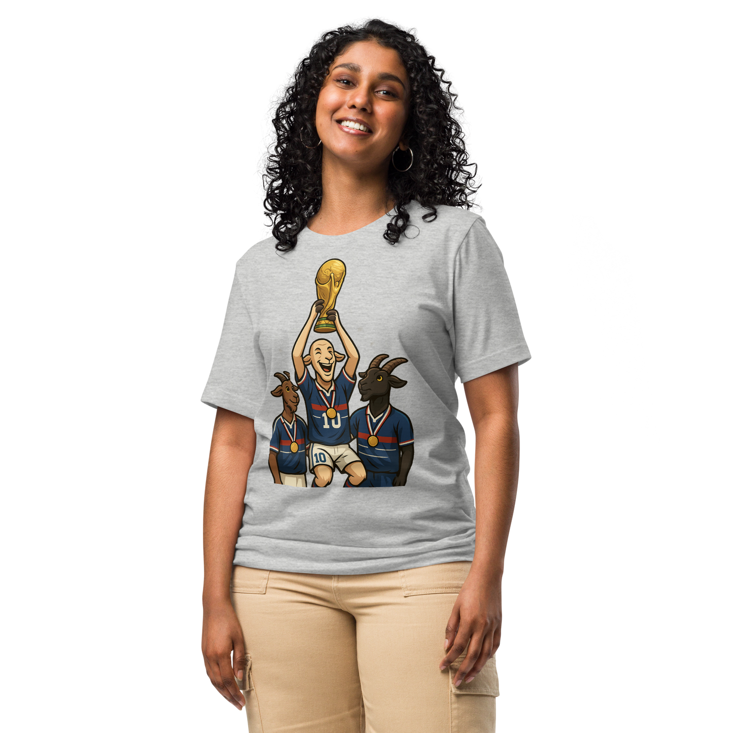1998 World Cup Trophy GOAT Moment - Unisex garment-dyed heavyweight t-shirt