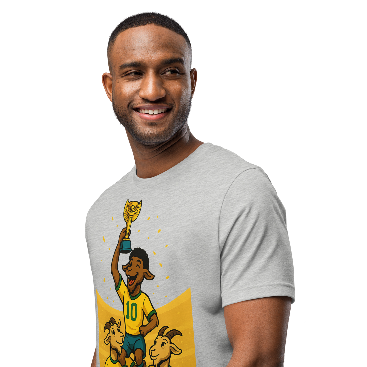1970 World Cup Trophy GOAT Moment - Unisex garment-dyed heavyweight t-shirt