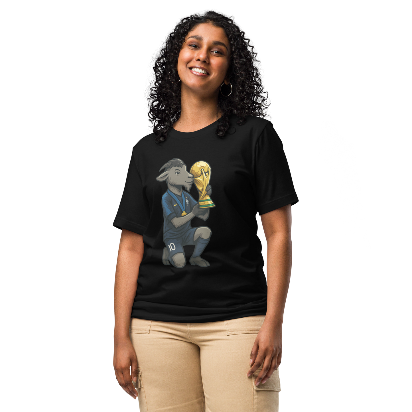 2018 World Cup Trophy GOAT Moment - Unisex garment-dyed heavyweight t-shirt