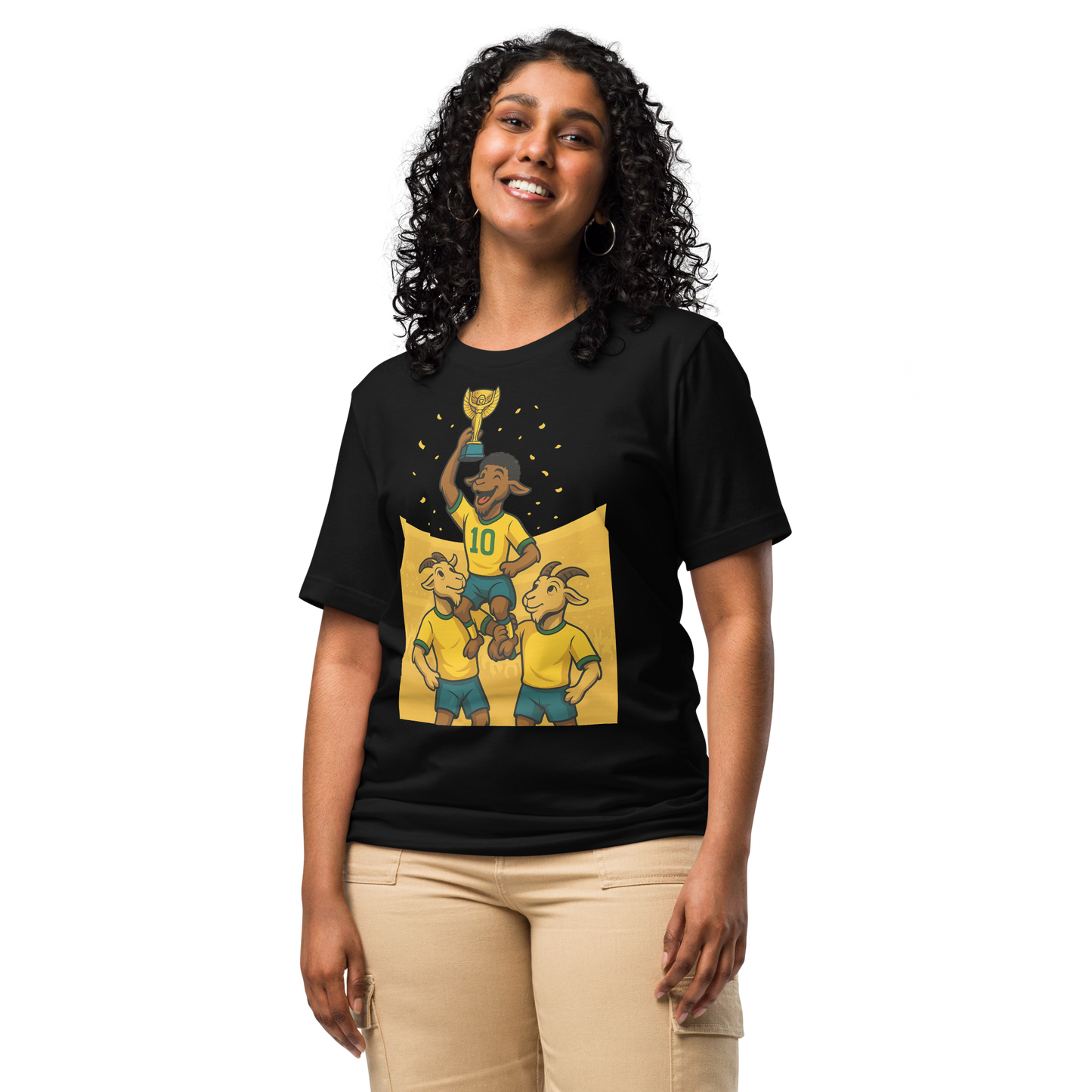 1970 World Cup Trophy GOAT Moment - Unisex garment-dyed heavyweight t-shirt