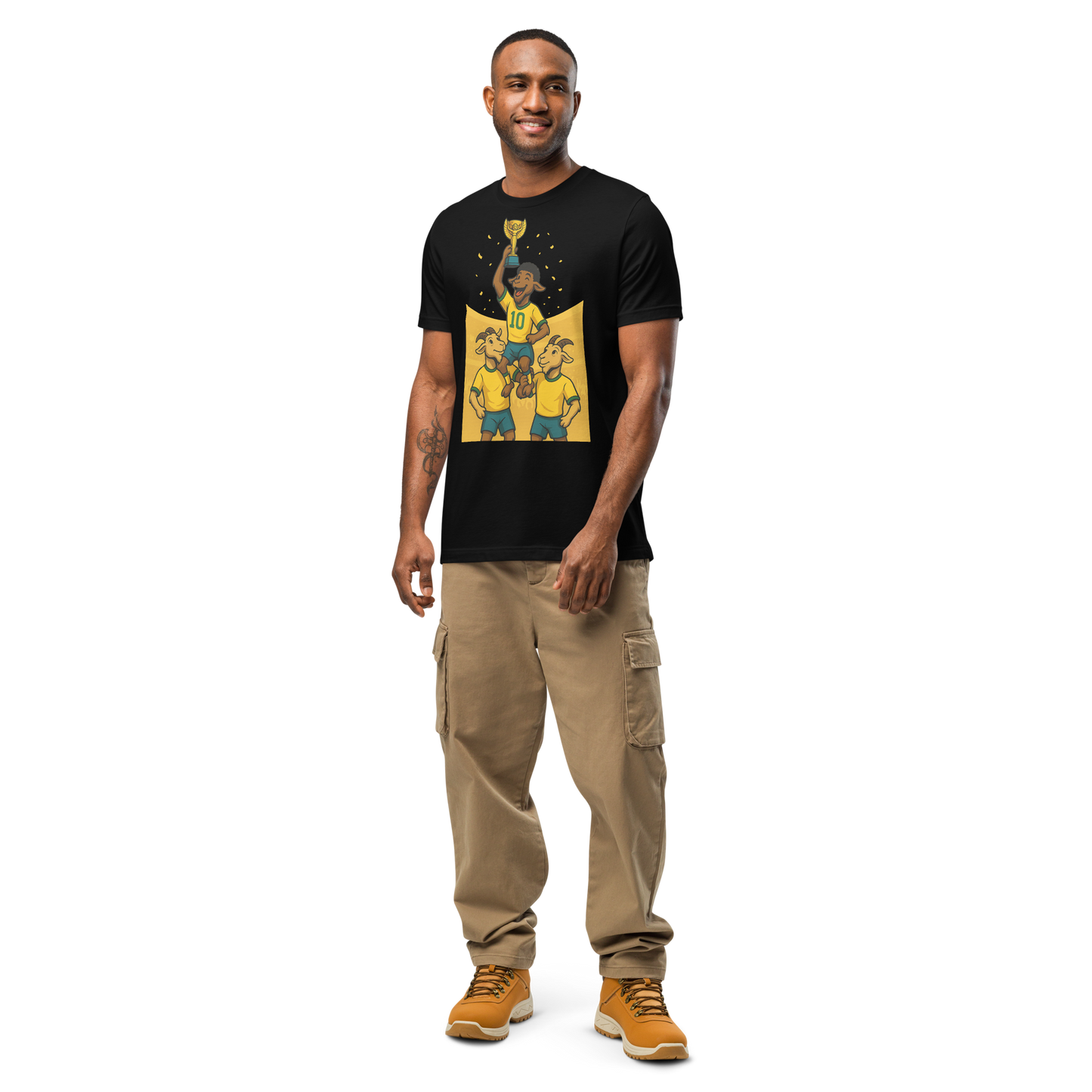 1970 World Cup Trophy GOAT Moment - Unisex garment-dyed heavyweight t-shirt