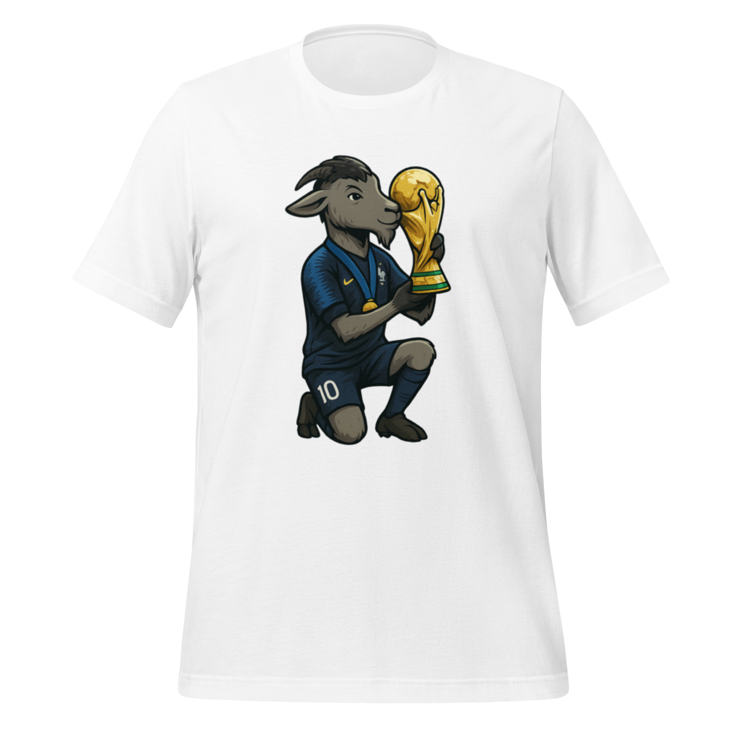 2018 World Cup Trophy GOAT Moment - Unisex garment-dyed heavyweight t-shirt