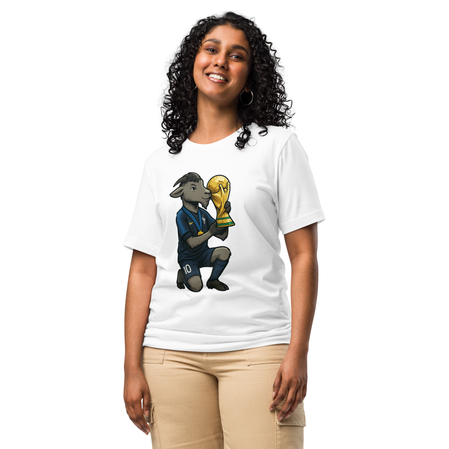 2018 World Cup Trophy GOAT Moment - Unisex garment-dyed heavyweight t-shirt