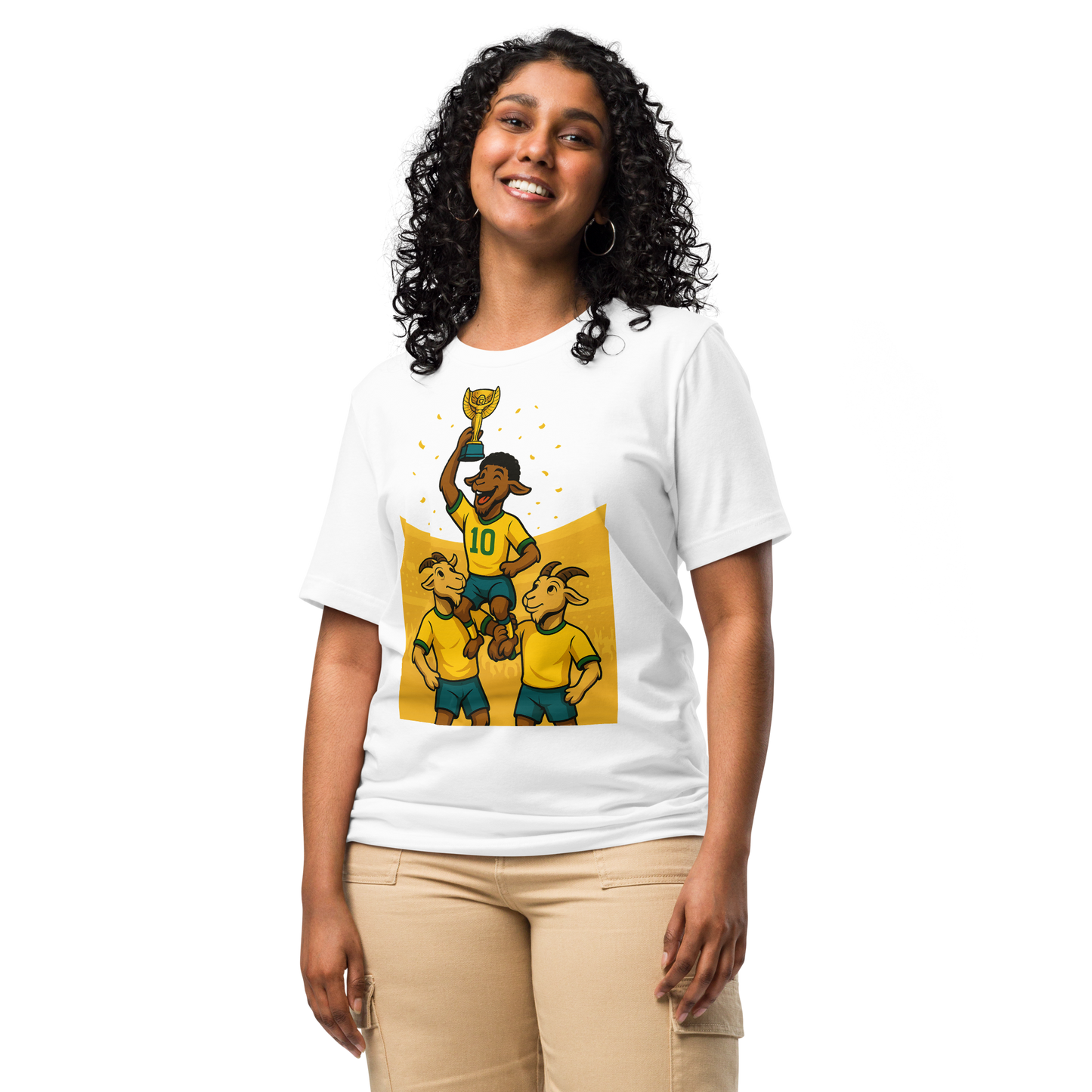 1970 World Cup Trophy GOAT Moment - Unisex garment-dyed heavyweight t-shirt