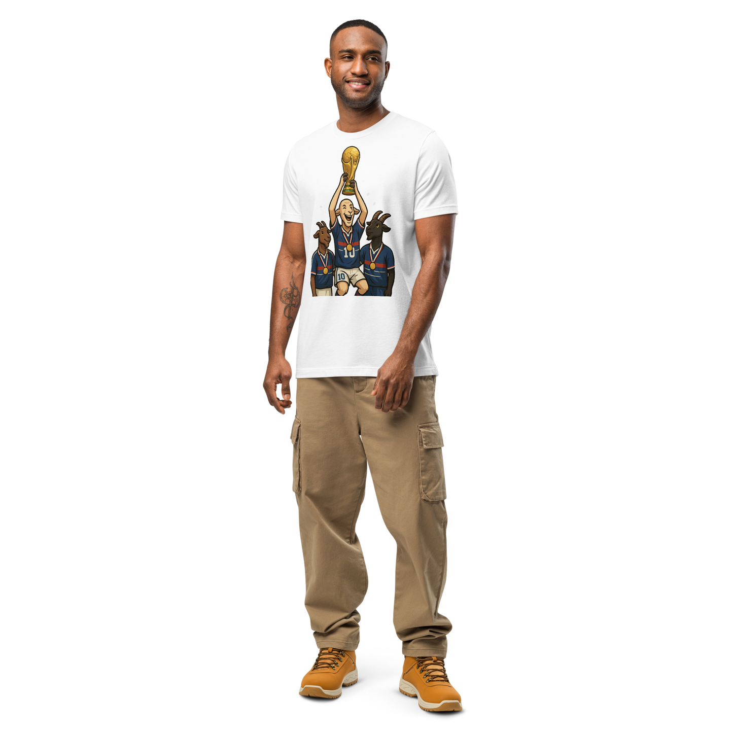 1998 World Cup Trophy GOAT Moment - Unisex garment-dyed heavyweight t-shirt