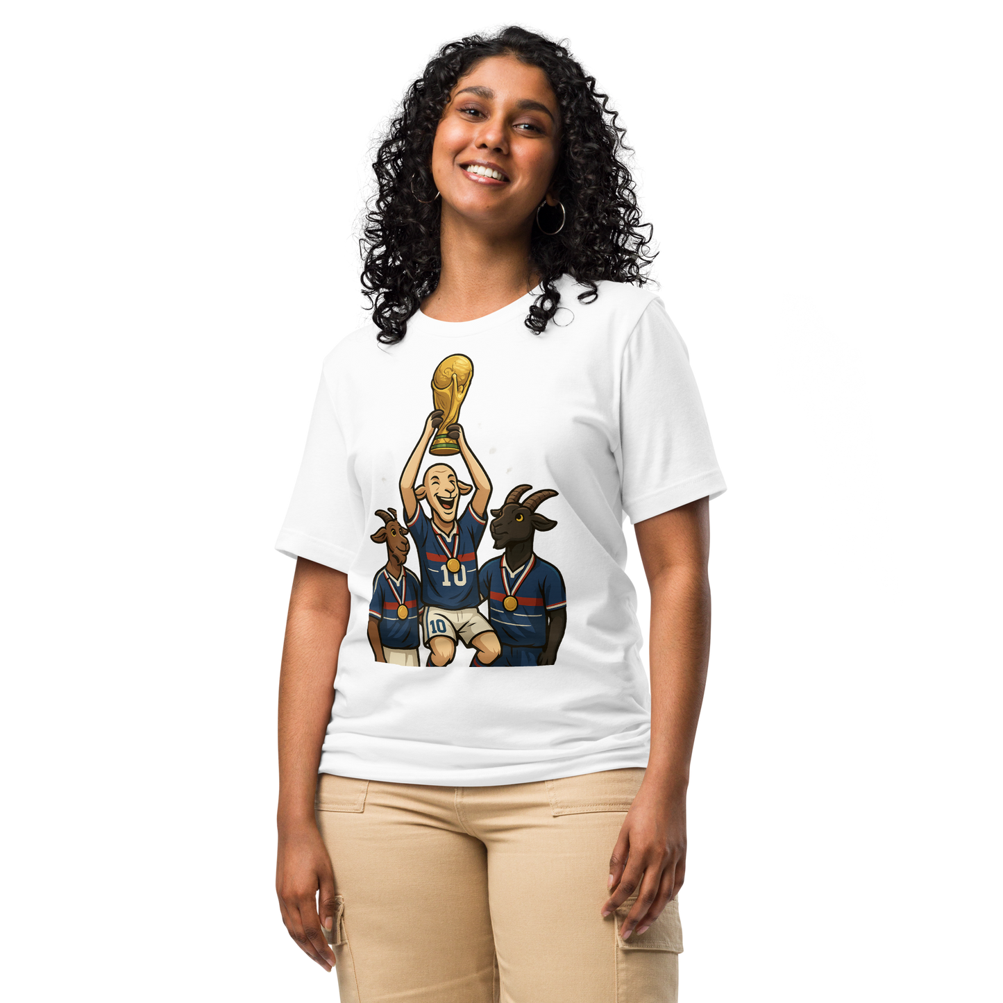 1998 World Cup Trophy GOAT Moment - Unisex garment-dyed heavyweight t-shirt