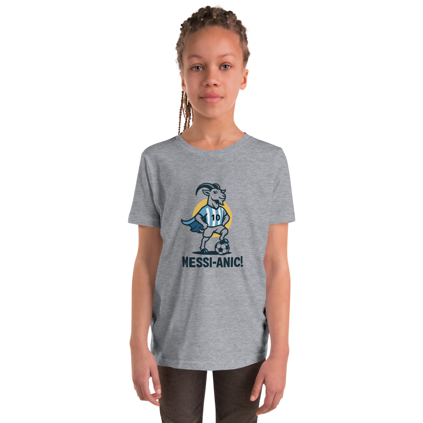 Messi inspired GOAT - Youth Short Sleeve T-Shirt