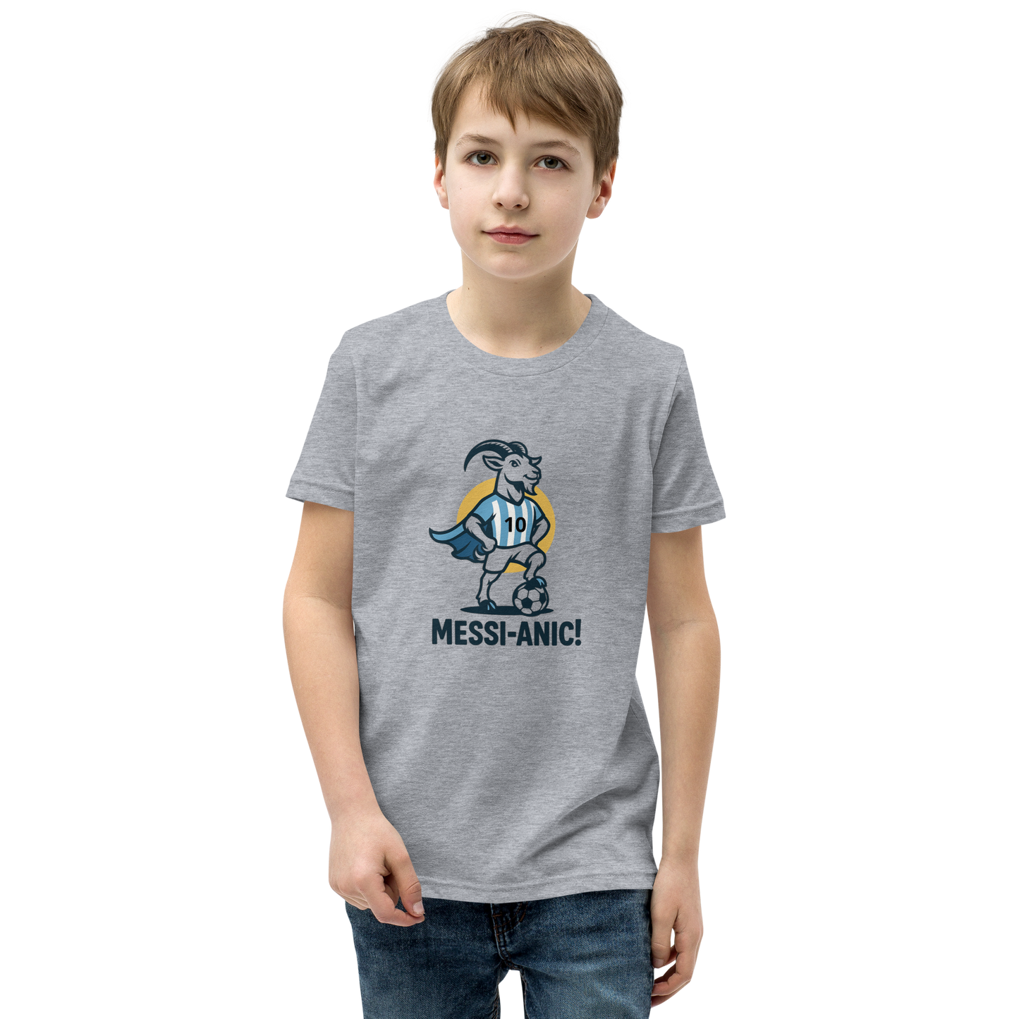 Messi inspired GOAT - Youth Short Sleeve T-Shirt