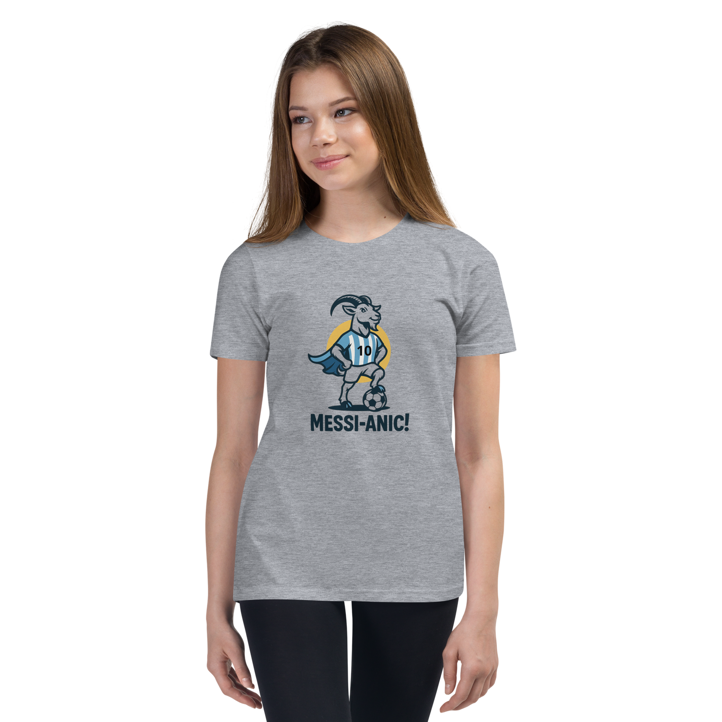 Messi inspired GOAT - Youth Short Sleeve T-Shirt
