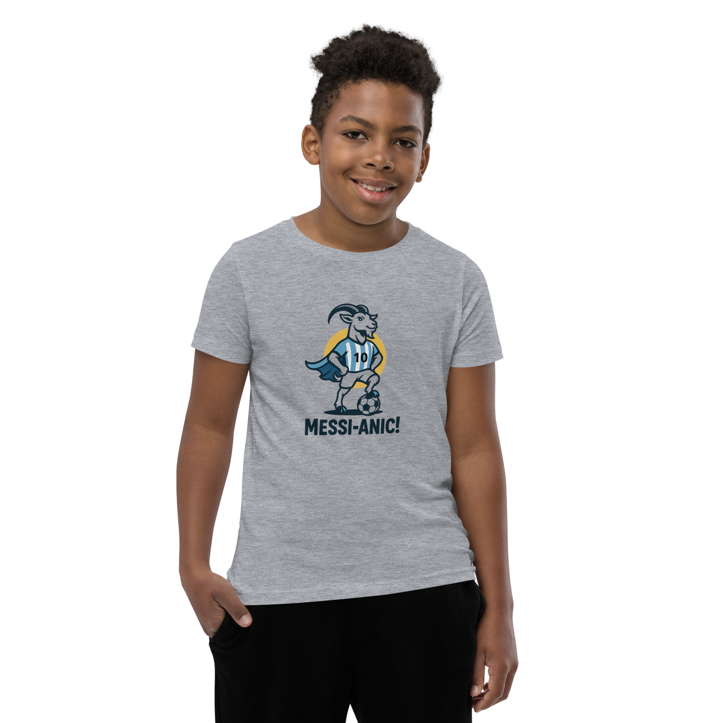 Messi inspired GOAT - Youth Short Sleeve T-Shirt