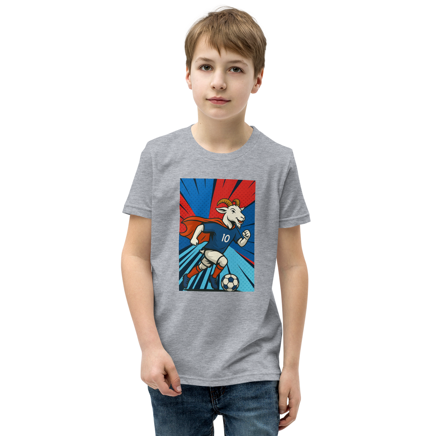 Mbappe inspired GOAT - Youth Short Sleeve T-Shirt