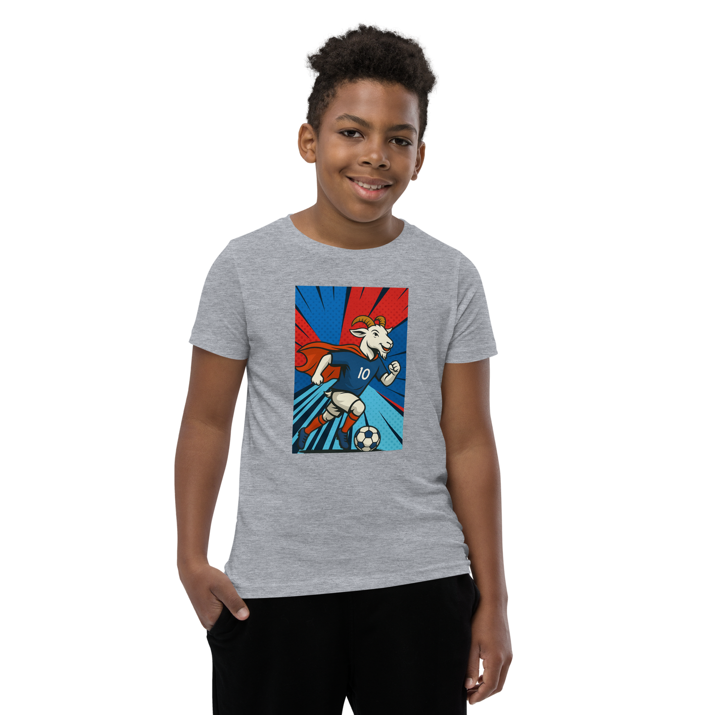Mbappe inspired GOAT - Youth Short Sleeve T-Shirt