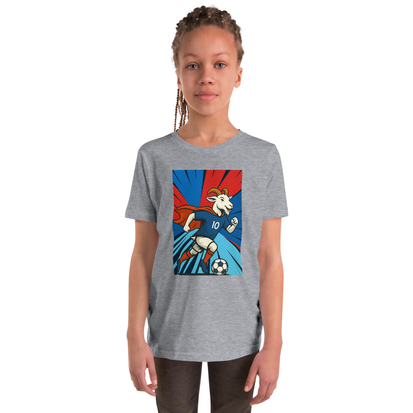 Mbappe inspired GOAT - Youth Short Sleeve T-Shirt