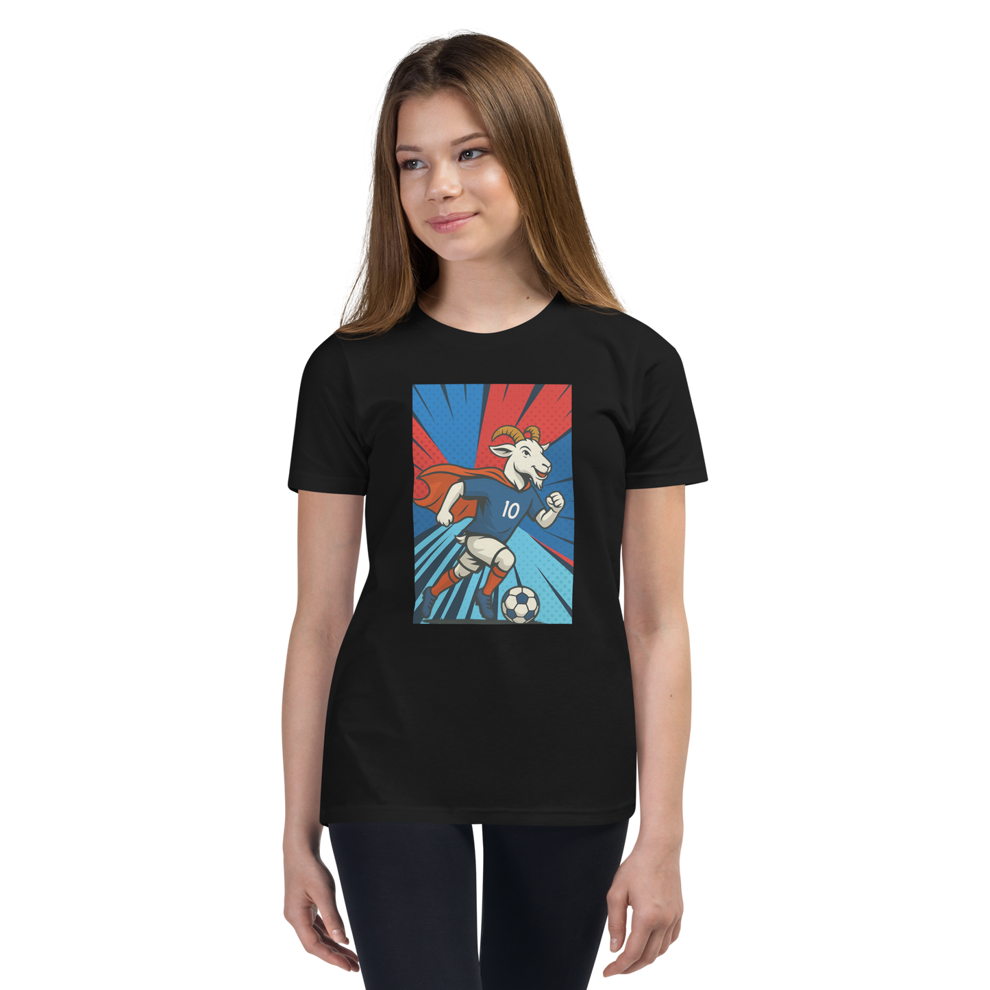 Mbappe inspired GOAT - Youth Short Sleeve T-Shirt