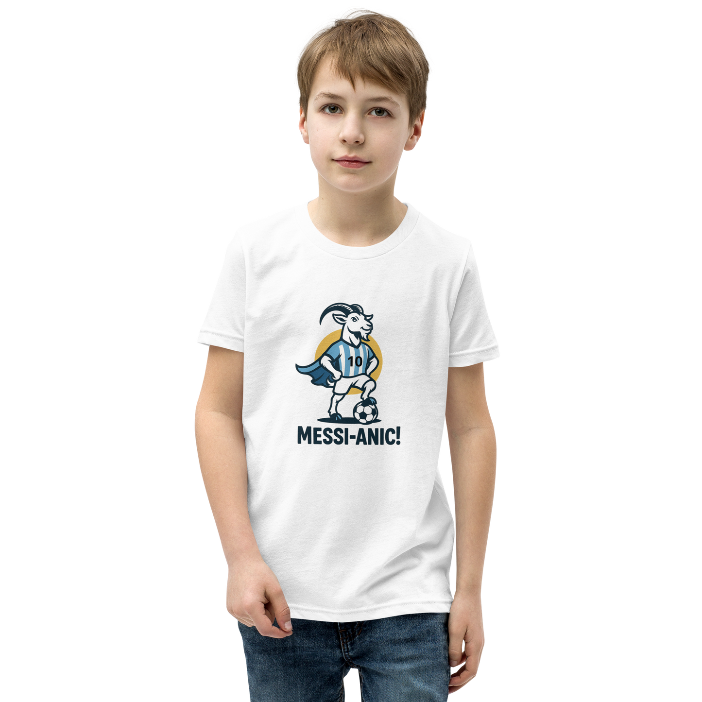 Messi inspired GOAT - Youth Short Sleeve T-Shirt