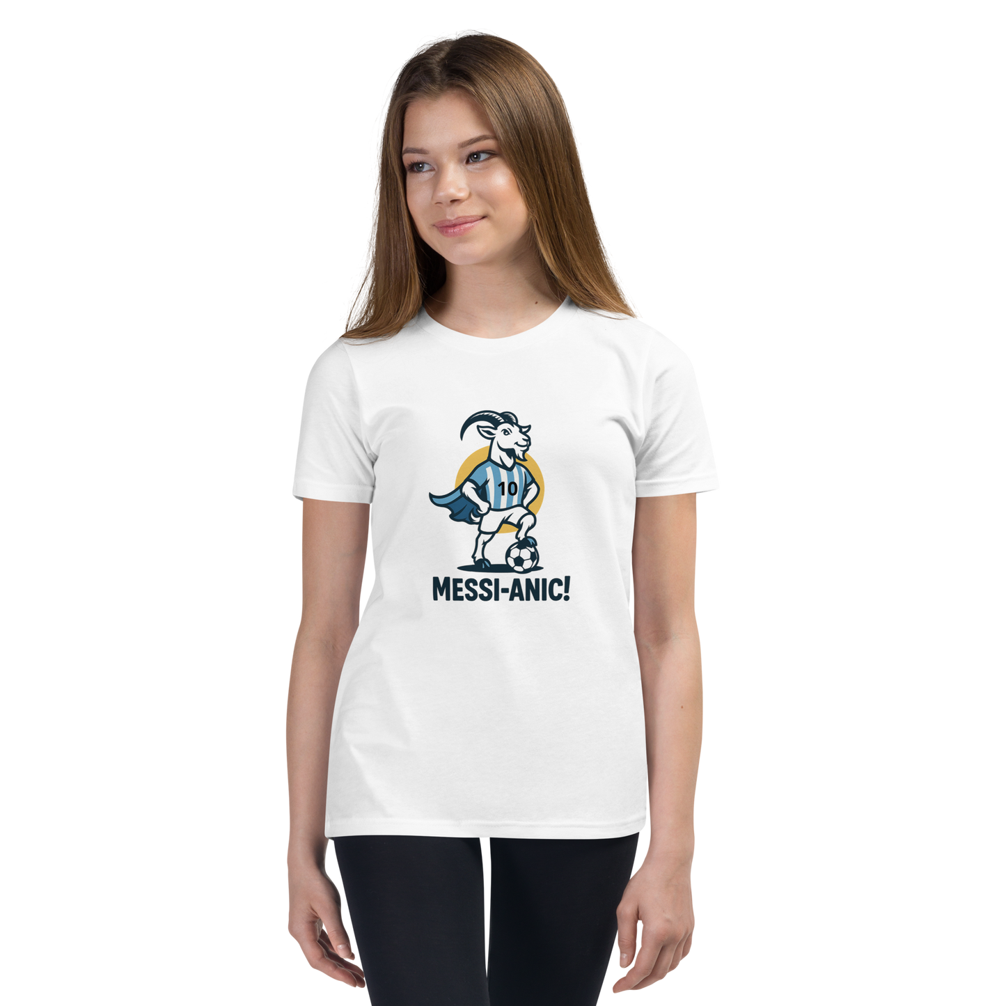 Messi inspired GOAT - Youth Short Sleeve T-Shirt