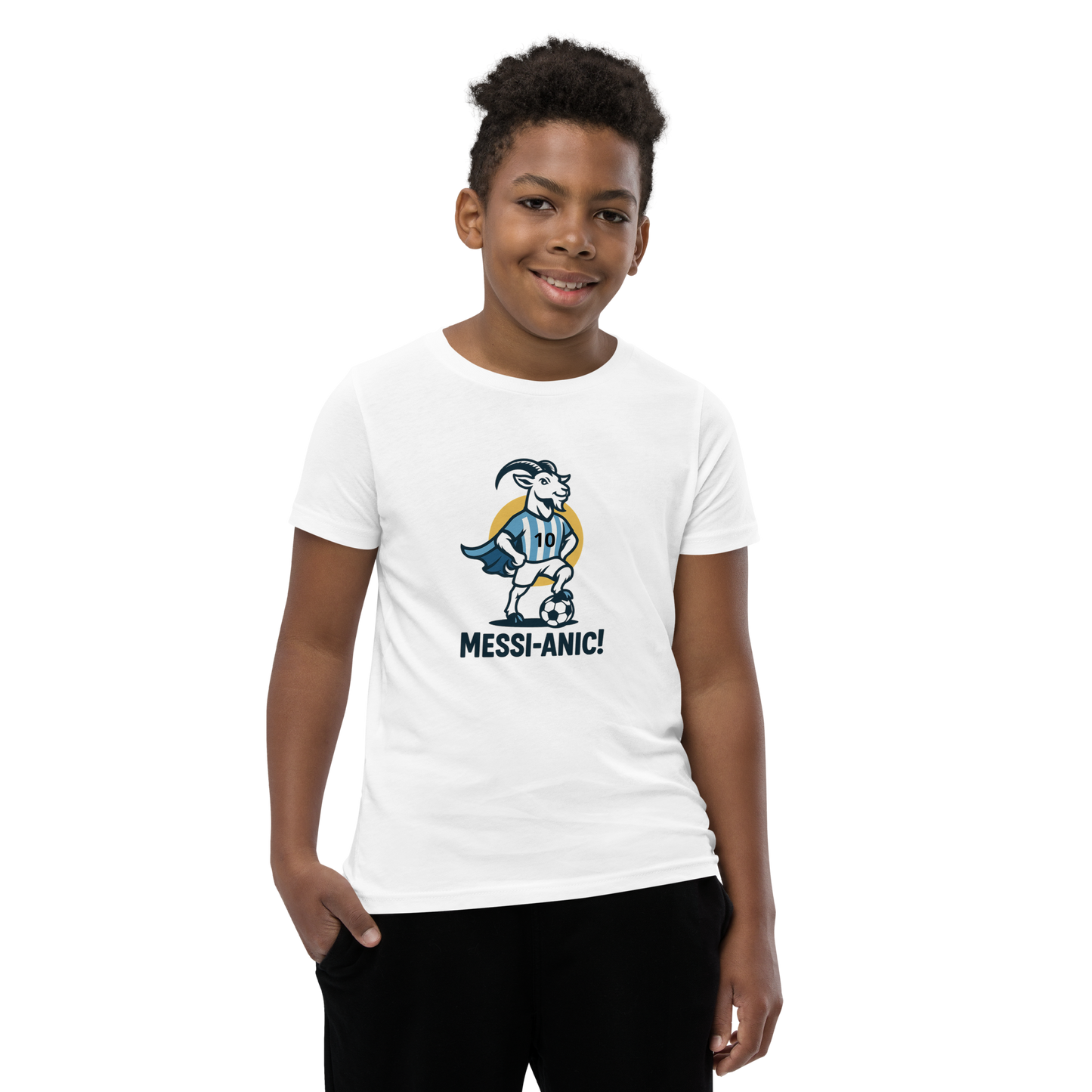 Messi inspired GOAT - Youth Short Sleeve T-Shirt