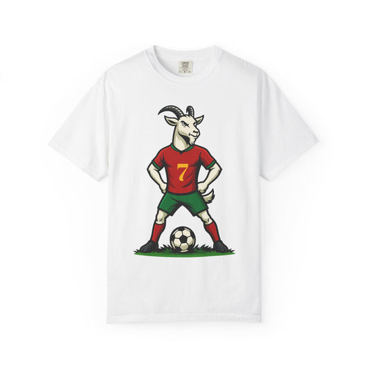 Portugal Vintage Goat Soccer Unisex T-Shirt with Number 7