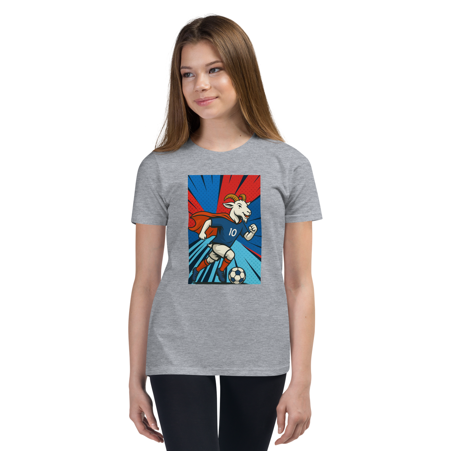Mbappe inspired GOAT - Youth Short Sleeve T-Shirt