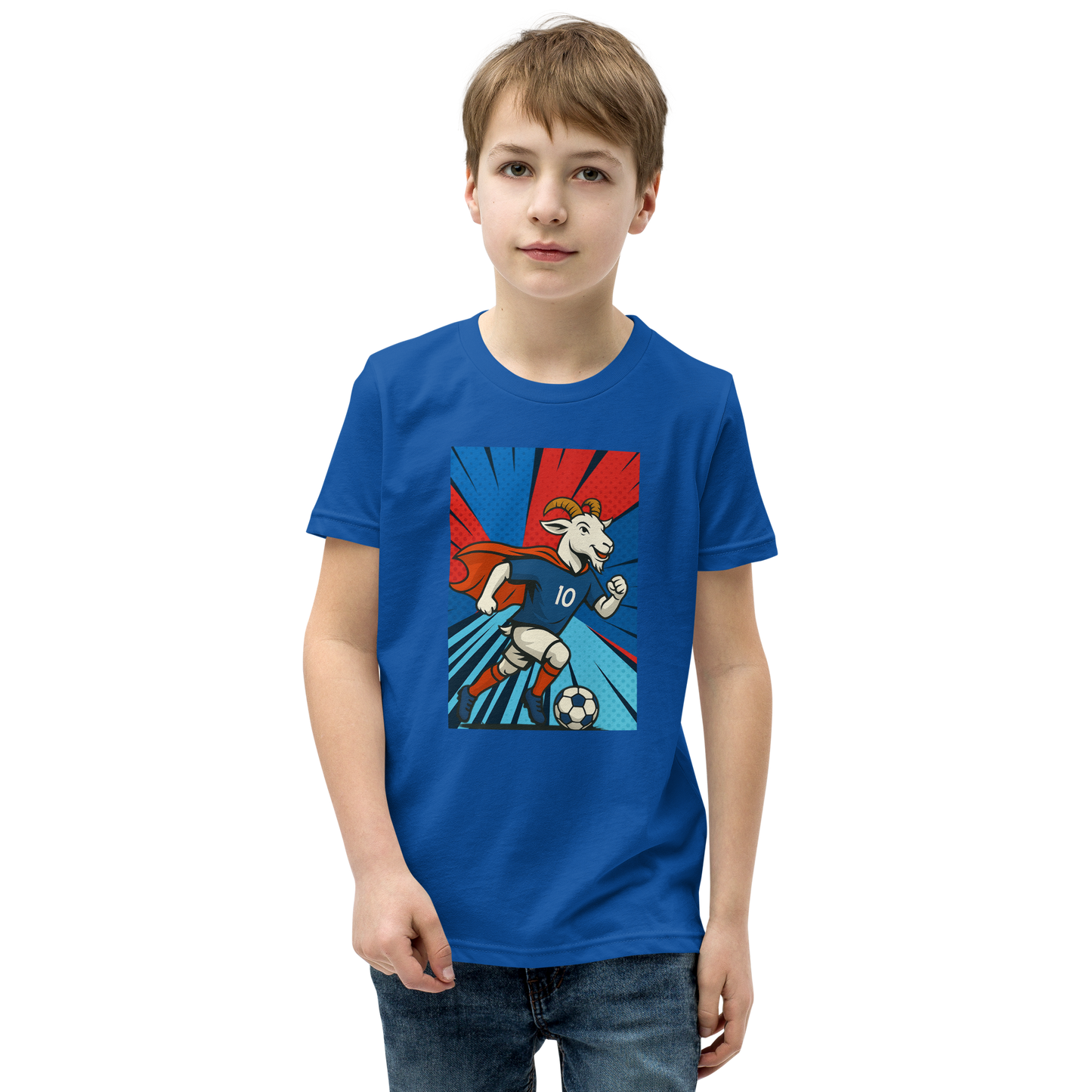 Mbappe inspired GOAT - Youth Short Sleeve T-Shirt