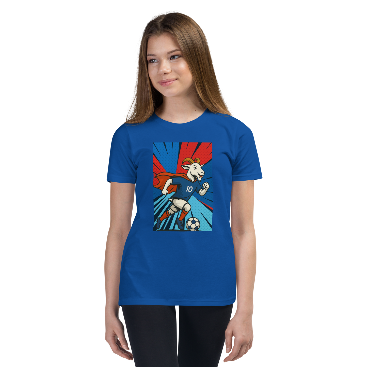 Mbappe inspired GOAT - Youth Short Sleeve T-Shirt