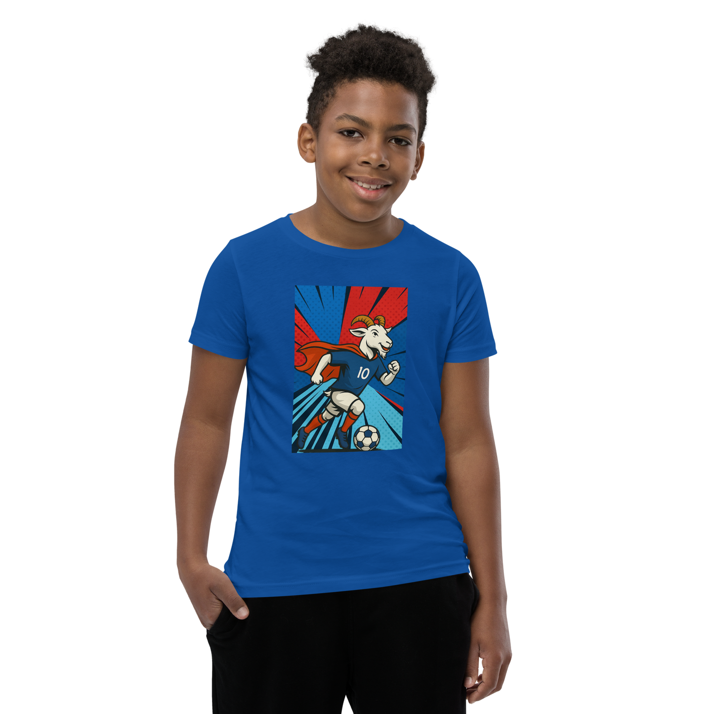 Mbappe inspired GOAT - Youth Short Sleeve T-Shirt