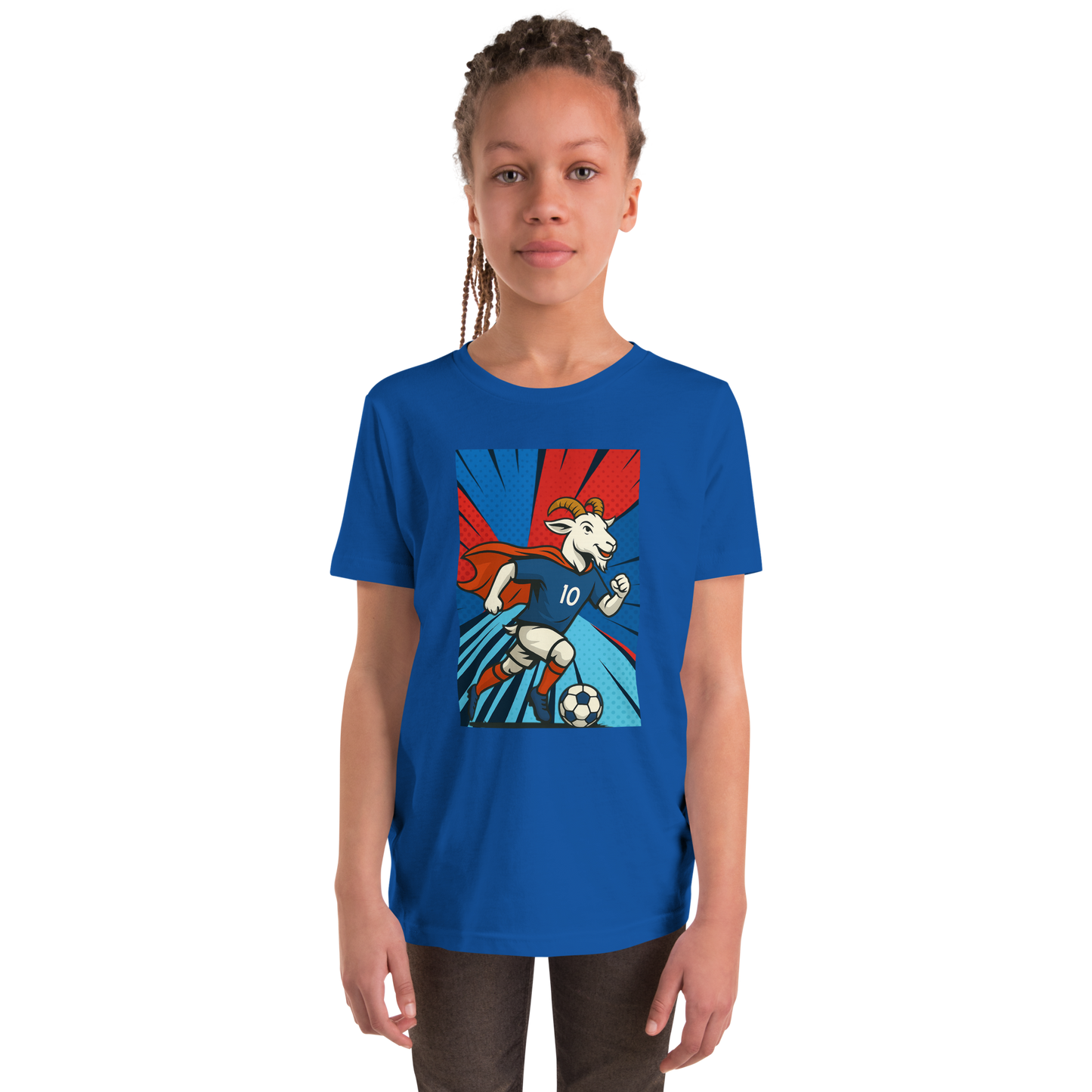 Mbappe inspired GOAT - Youth Short Sleeve T-Shirt