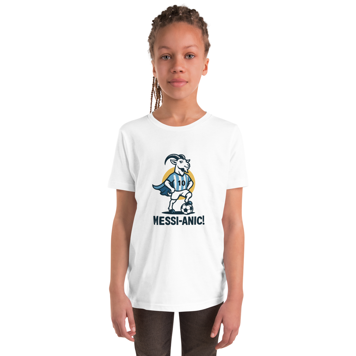 Messi inspired GOAT - Youth Short Sleeve T-Shirt